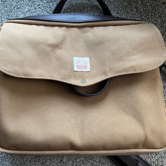 Filson Rugged Twill Original Briefcase (Tan) - Picture 1 of 4